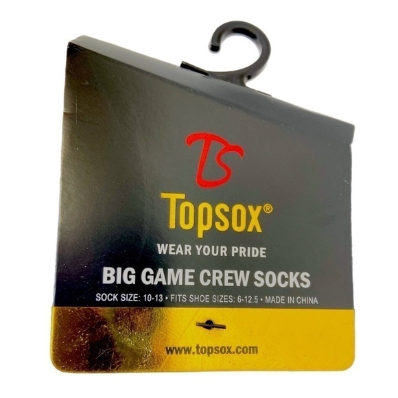 𝅺🧦🆕 TOPSOX || Big Game Crew Socks- - Picture 2 of 6
